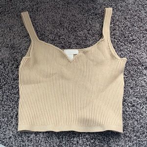 H&M SPAGHETTI STRAP CROPTOP